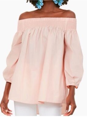 Pomander Place Blush Off-Shoulder Tunic